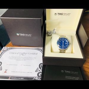 Tag Heuer Calibre 5 Aquaracer Blue Ceramic Bezel